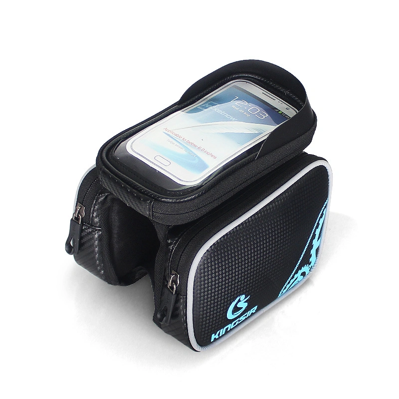 Faisceau de châssis avant l'écran tactile Téléphone étanche Sac Top Tube MTB Pannier Holde Rainproof Smartphone tactile cas Sac vélo