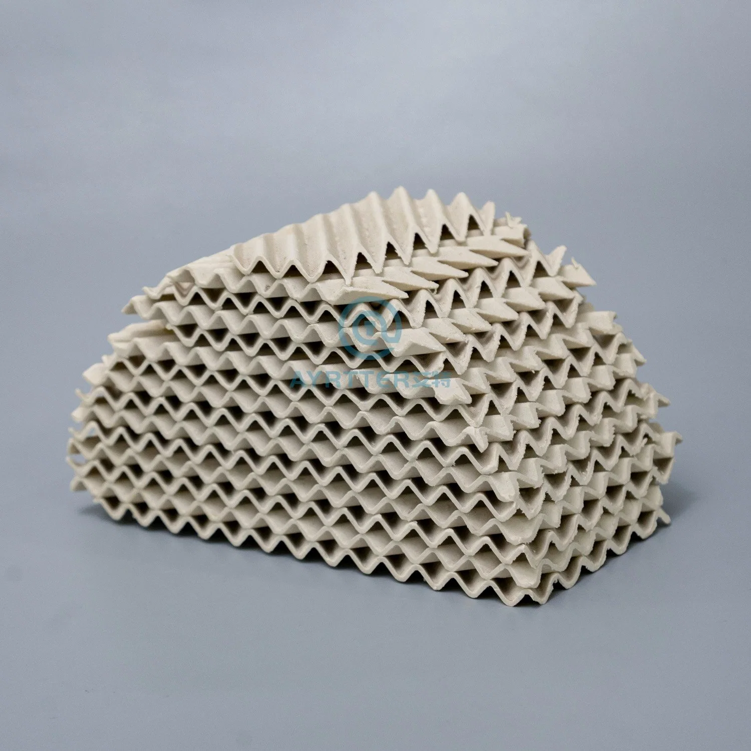 100y 125y 250y 350y Corrugated Alumina Ceramic Structured Packing for Химическая башня с поглощение серной кислоты