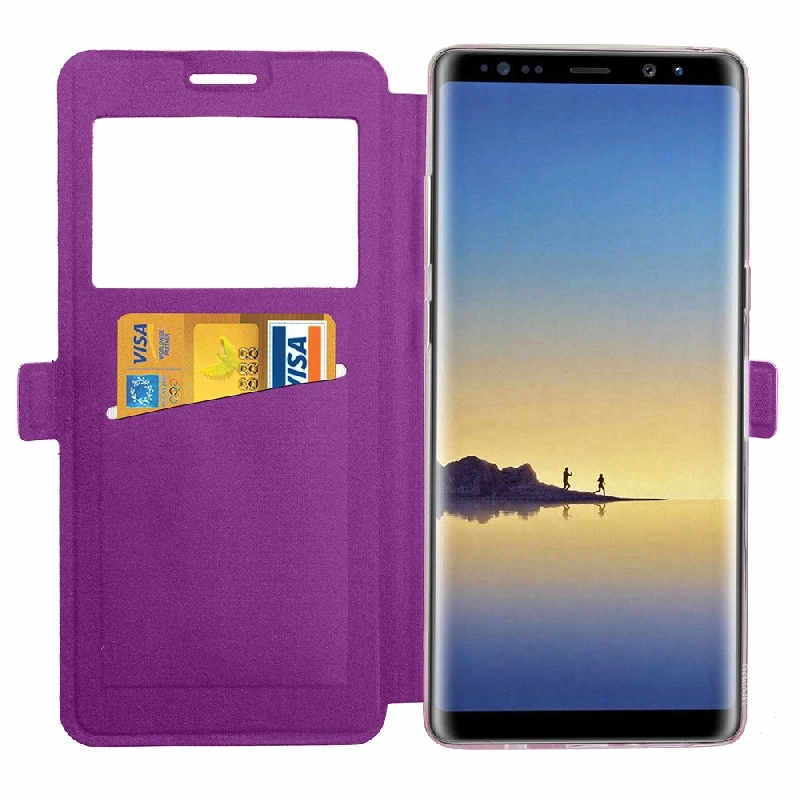 Phone Cases PU Leather Mobile Cover for Samsung Galaxy Note 8