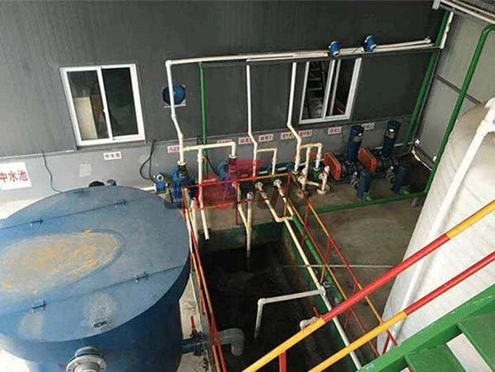 Equipamento profissional de galvanização automática com água residual e resíduos Sistema de tratamento de ácidos