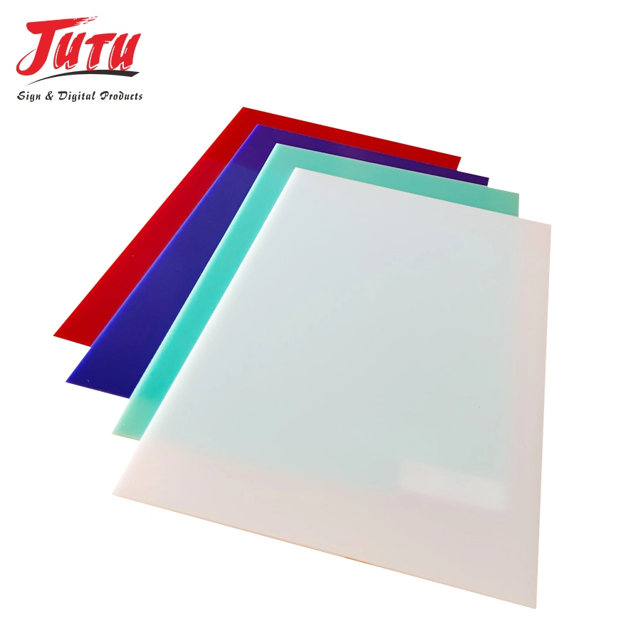 Display Case Advertising Material Excellent Light Transmittance Anti UV Cast Acrylic Sheet Clear Plexiglass