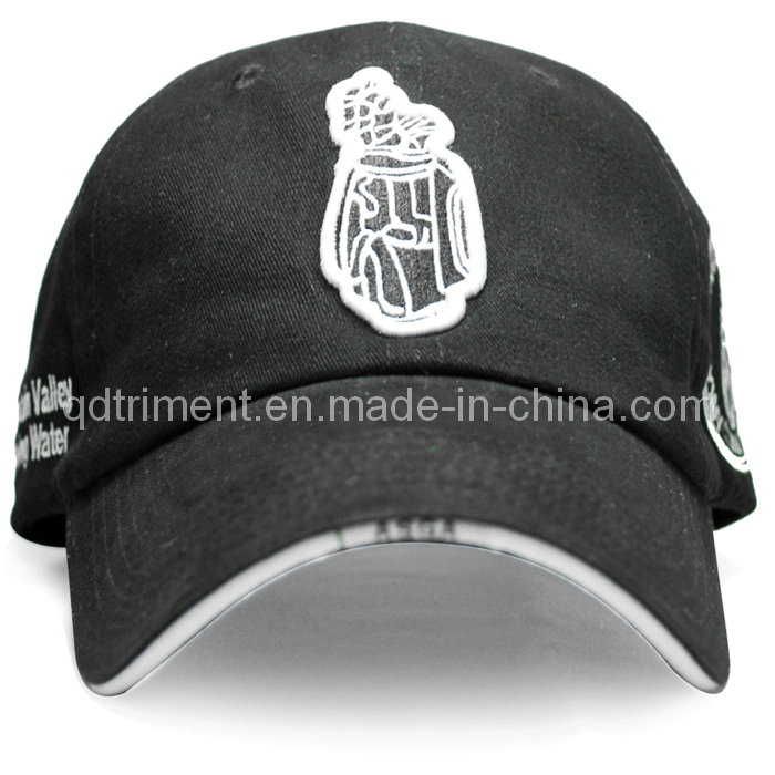 Brushed Cotton Twill Sandwich Embroidery Sport Baseball Cap (TRB040)