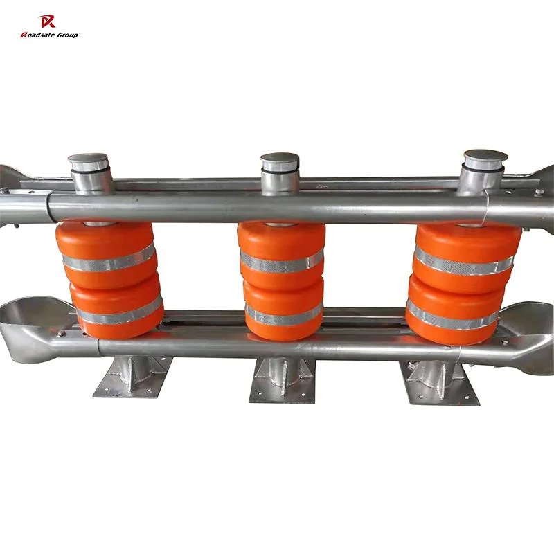 Philippines Hot Sales Traffic Safety EVA Roller Guardrail Highway Anti-Crash Barrier