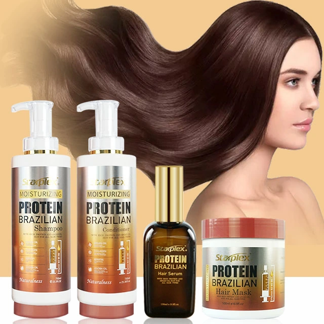 Starplex Private Label Scalp Care Organic Moisturizing Repairing Vitamin Brazilian Keratin Hair Shampoo