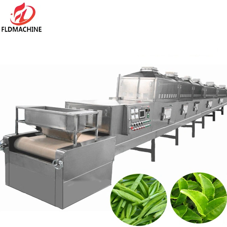 Industrial Microwave Tea Leaf Drying Sterilization Machine