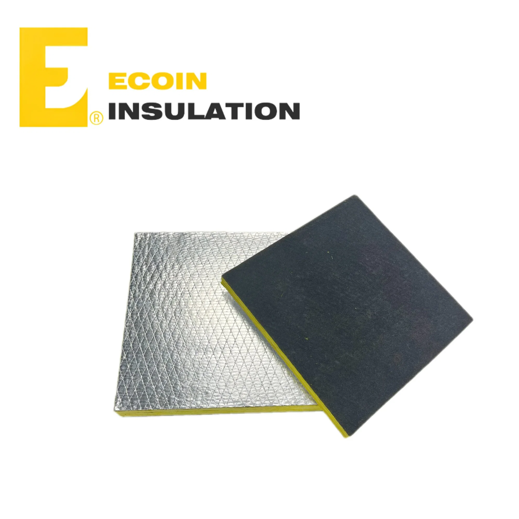 China Isover Glass Wool Thermal Insulation in HVAC and Air-Conditioning System Fireproof Sound Proof Insulation Fiber Glass Wool Board