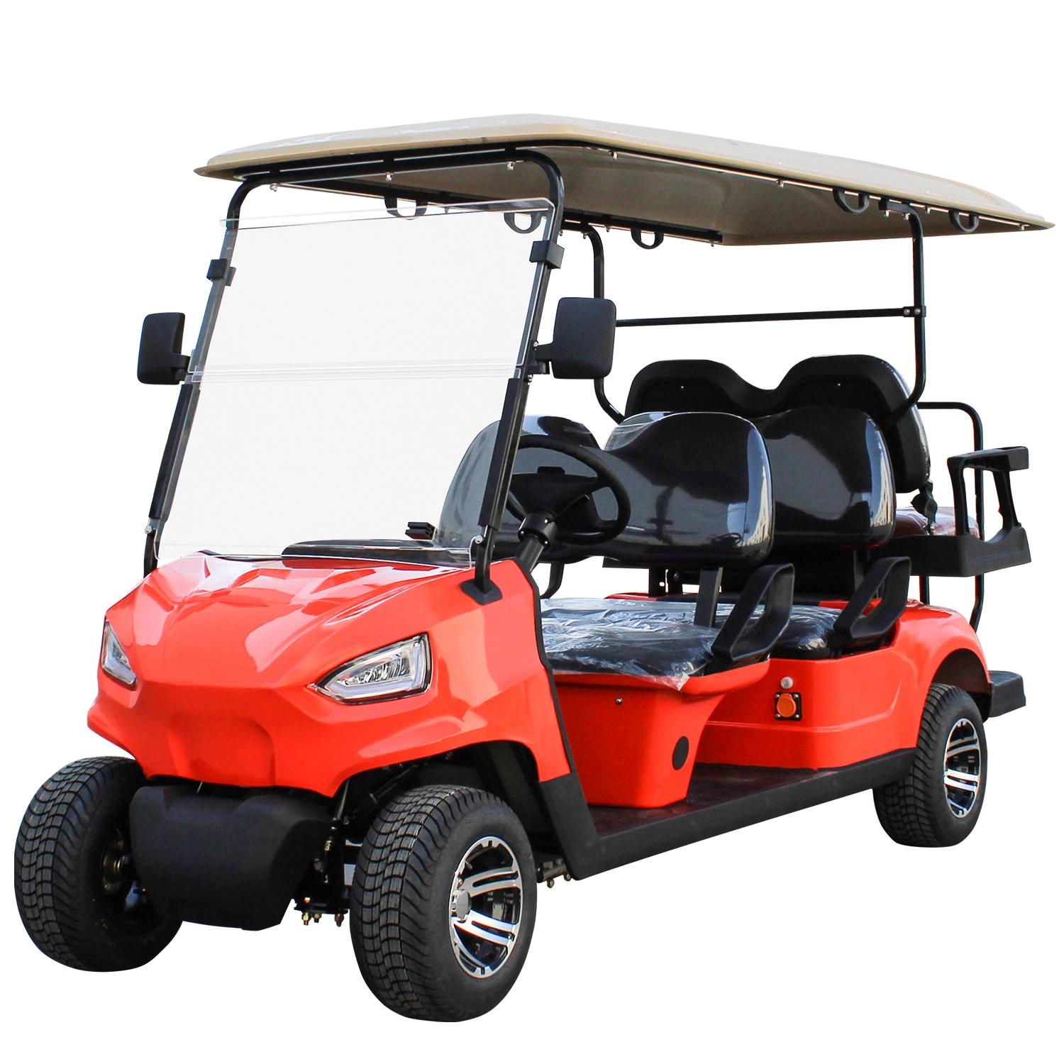 Wuhuanlong CE Approved 3680*1350*2100 Jiangsu Golf Electrical Gas Cart Sightseeing Car Buggy in China