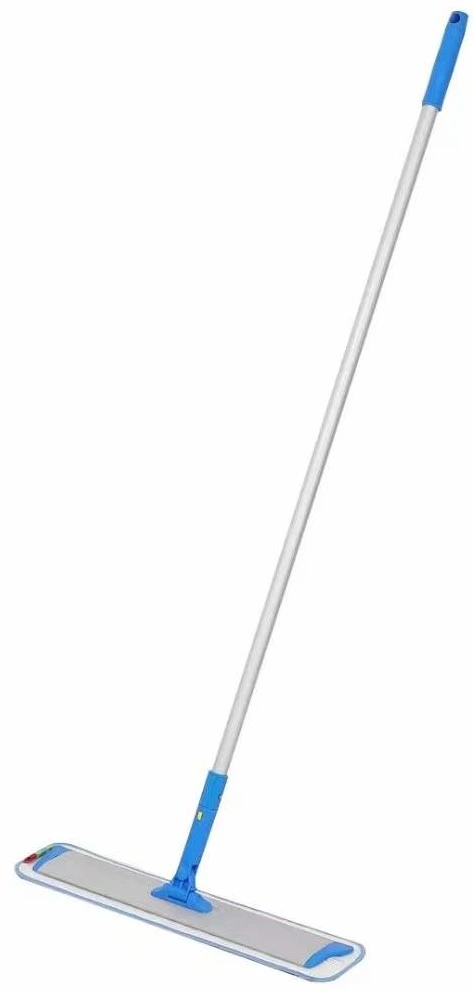 Quick-Connect Flat Mop 40/60/90cm Microfiber 1.4m Aluminum Stainless Steel Handle