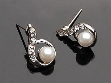 Fashion Jewelry Earrings Crystal Earrings Pearls Earrings