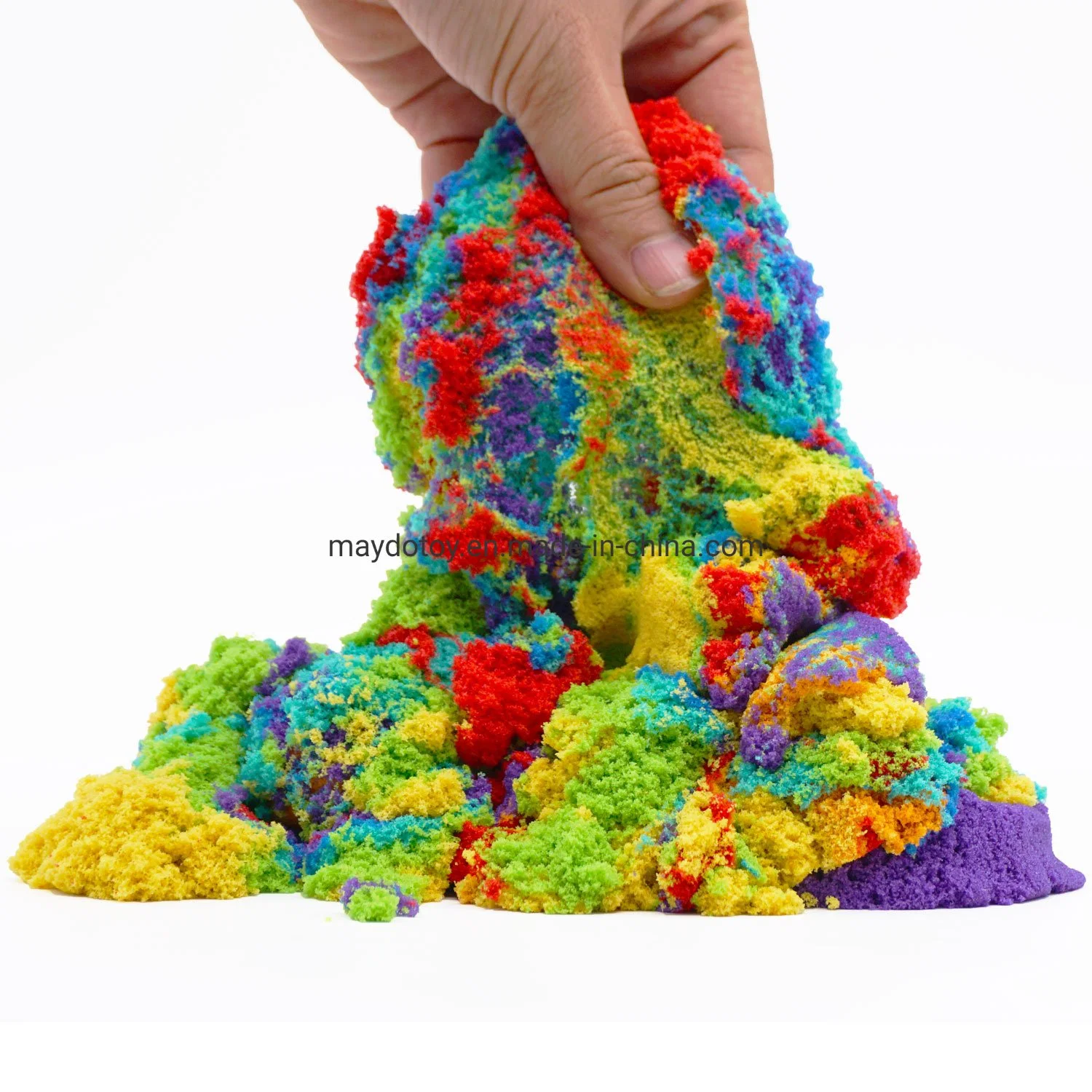 Coloré Magic Sand Briy Rainbow Kinetic Sand Sensory Toys for Enfants
