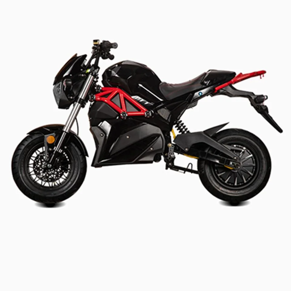 Usine 2 ROUES 110km/h Electric Motorcycle 5000W avec batterie au lithium pour adultes