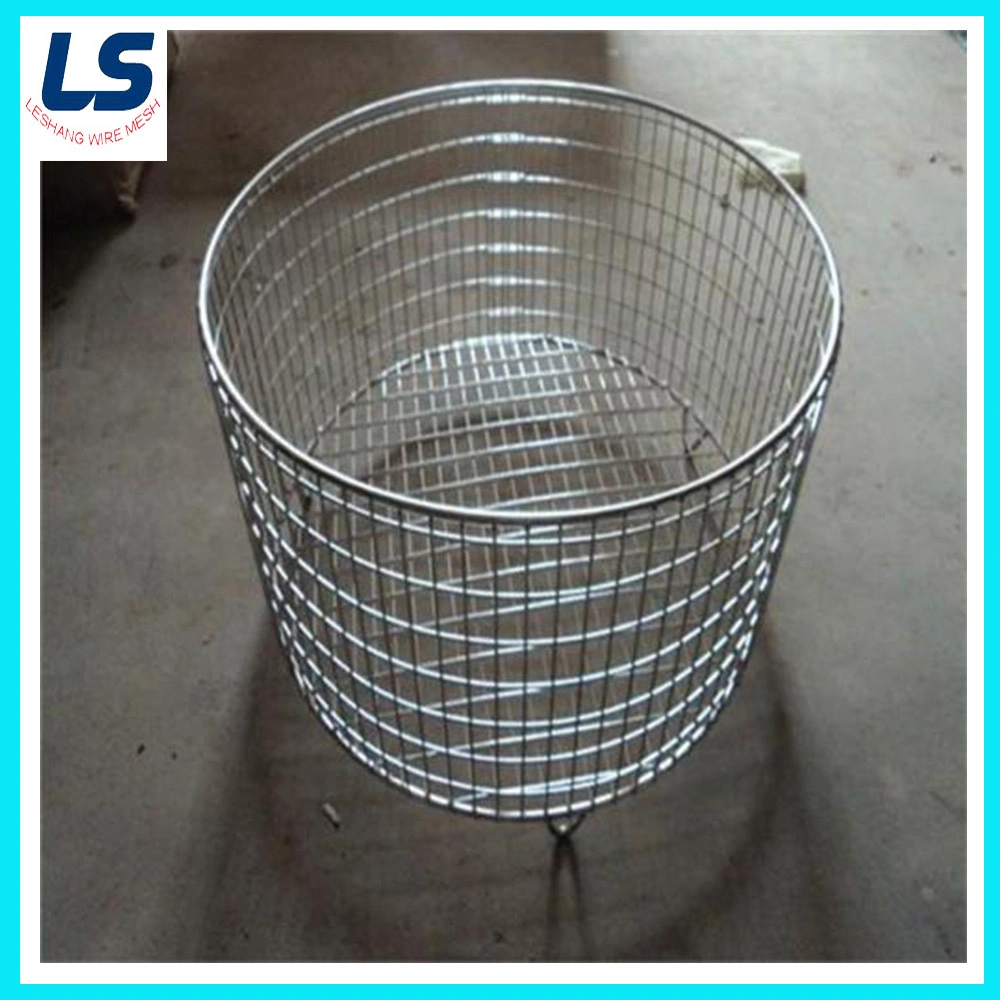 Cylindrical Stainless Steel SS304 Disinfect Wire Mesh Basket