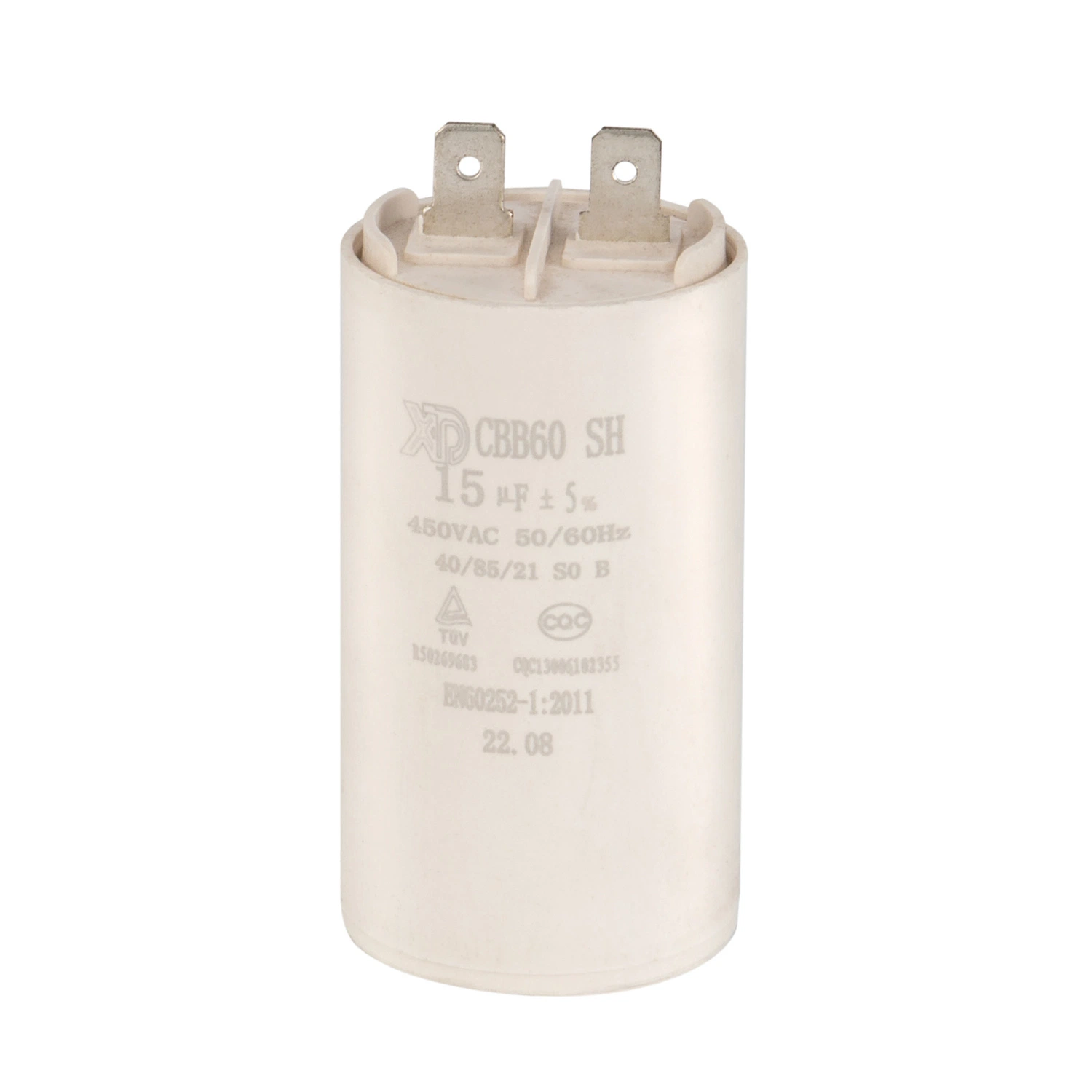 AC Aluminum Electrolytic Capacitor Cbb60 AC Motor Run Fixed Capacitor