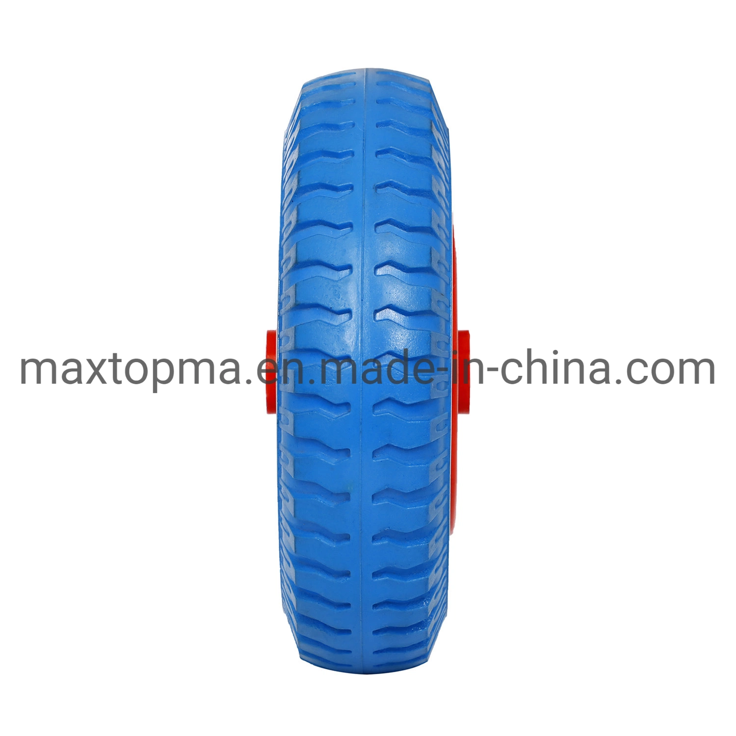 Heavy Duty Solid Rubber Polyurethane Foaming Flat Free PU Foam Trolley Wheelbarrow Wheels