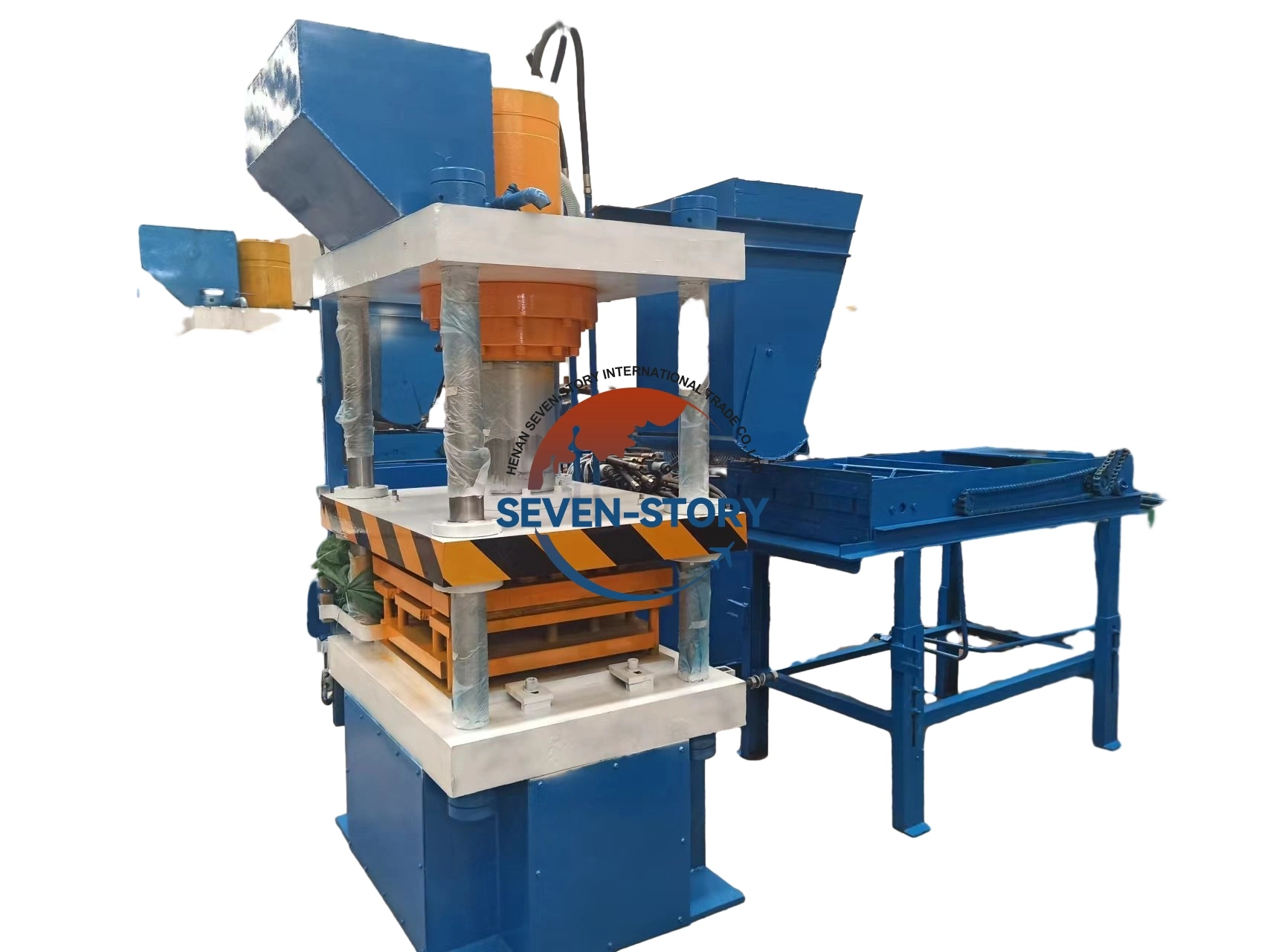 Fully Automated Hydraulic Brick Making Machine