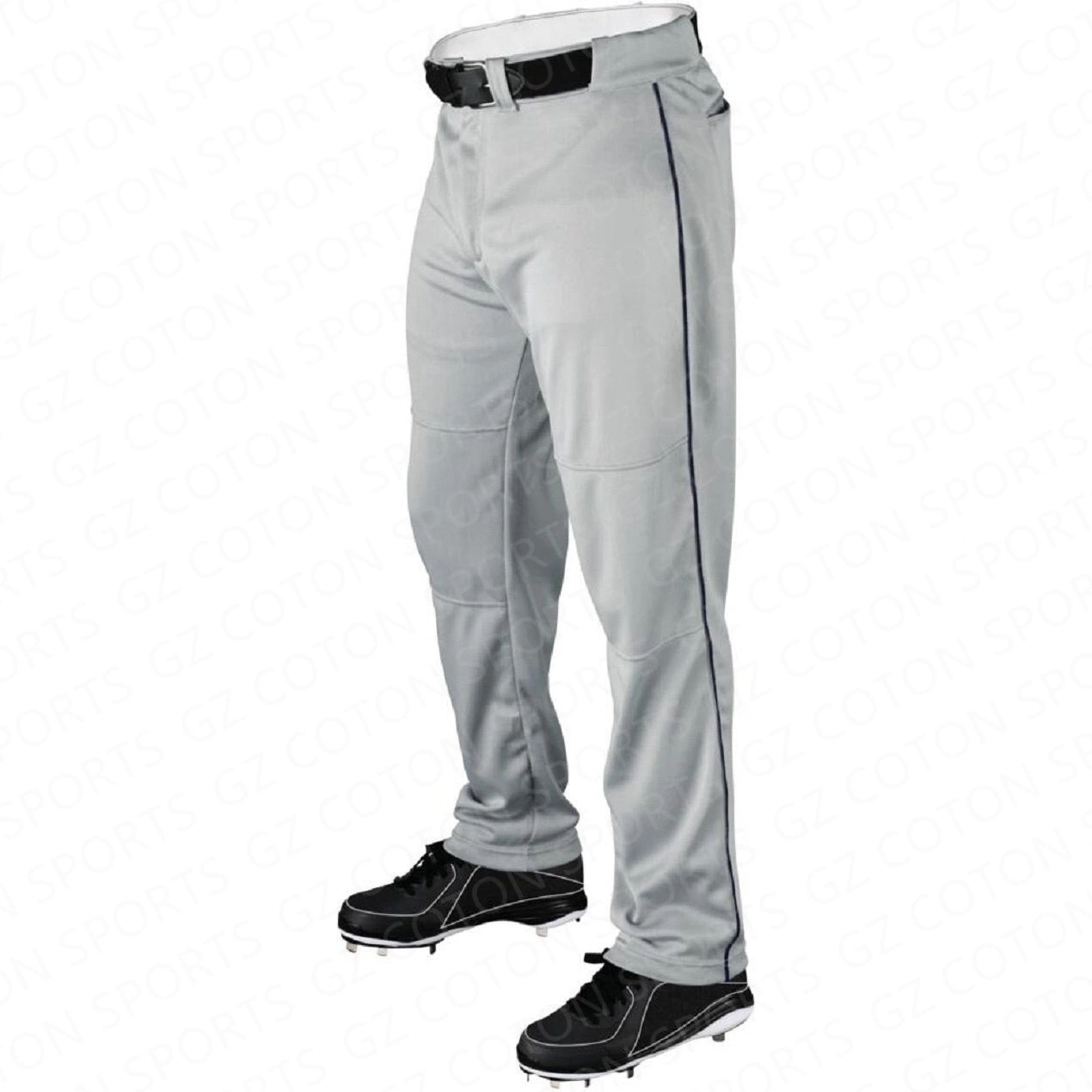 Custom Kids Wear Baseball Pants Youth Softball Pinstripe High Pantalón de sóftbol transpirable de poliéster elástico