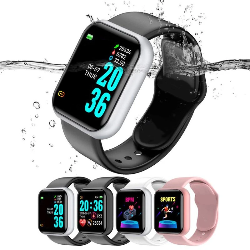 Coração de alta qualidade Y68 Smart Bracelet Sleep Tracker da Hot Sale Monitor de taxa de Fitness à prova de água smartwatch