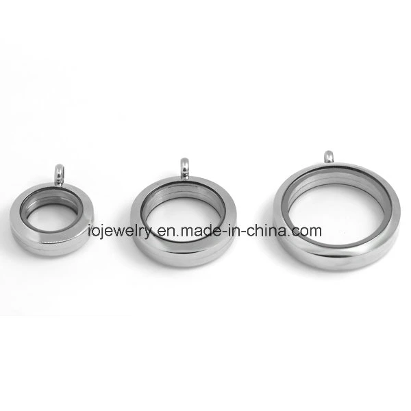 20mm 25mm 30mm 316 magnético em aço inoxidável Locket Flutuante pendentes