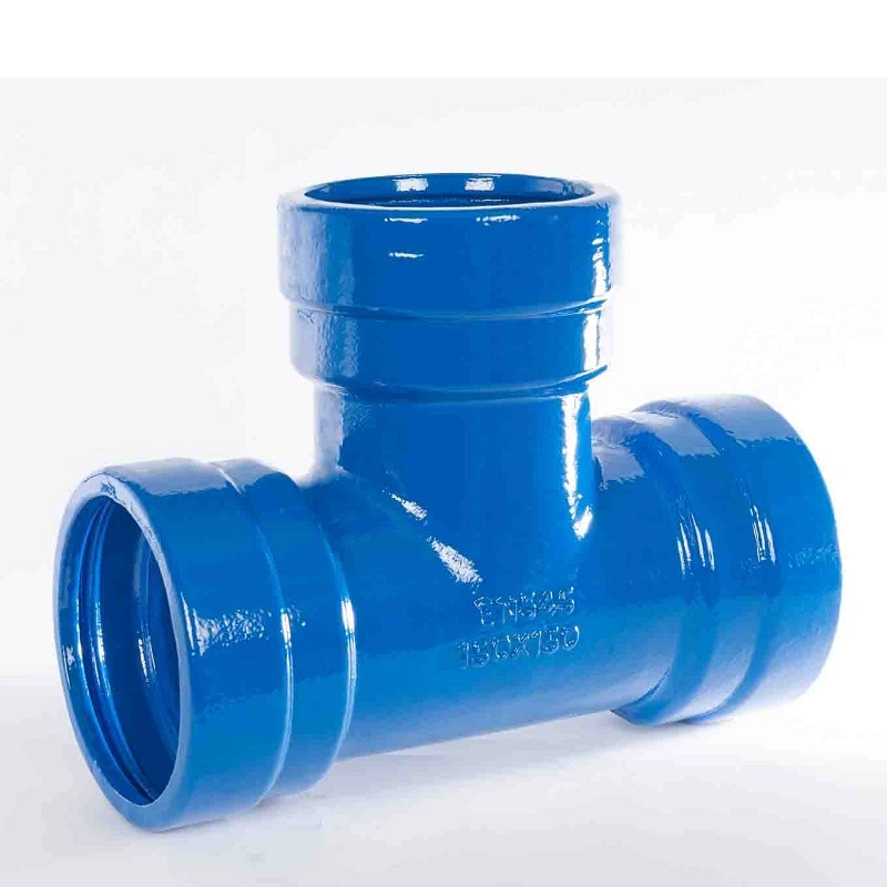 ISO2531 En545 En598 DN80-DN3000 Zinc/Bitumen/Epoxy Ductile Iron Pipe Fitting for Water Supply