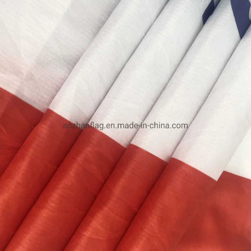 90X150cm 100% Polyester Flag Custom 3X5 Outdoor Promotion Silk Screen Printing Logo Big Large Custom Flag