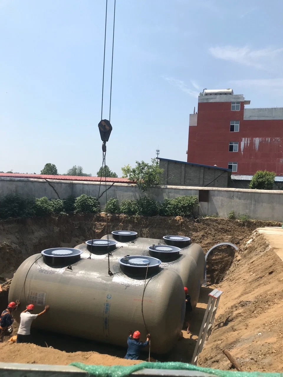 Furen Haosheng Sf 20kl 2600mm Double Wall Oil Fuel Storage Tank