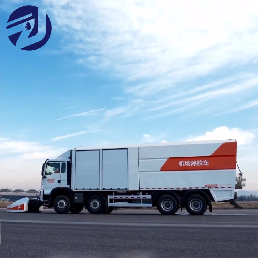 Airport Wasterjet Runway Rubber Removal Vehicle High Pressure Cleaning Vehicle