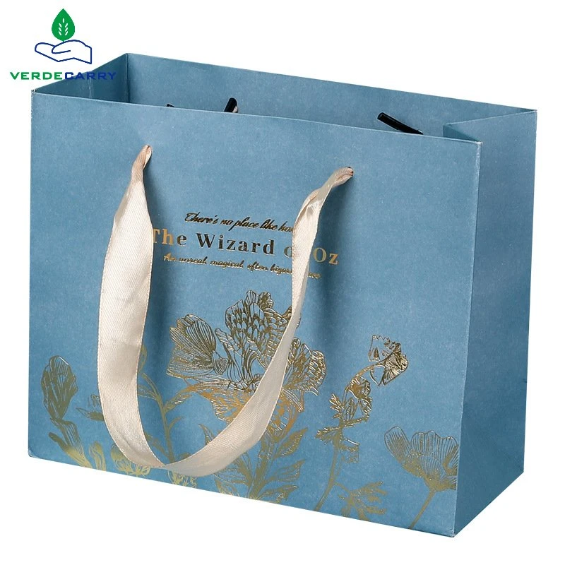 OEM Printing Logos Tote Shop Retail Bag Colorful Kraft Paper Print Shopping Custom Paper Bag