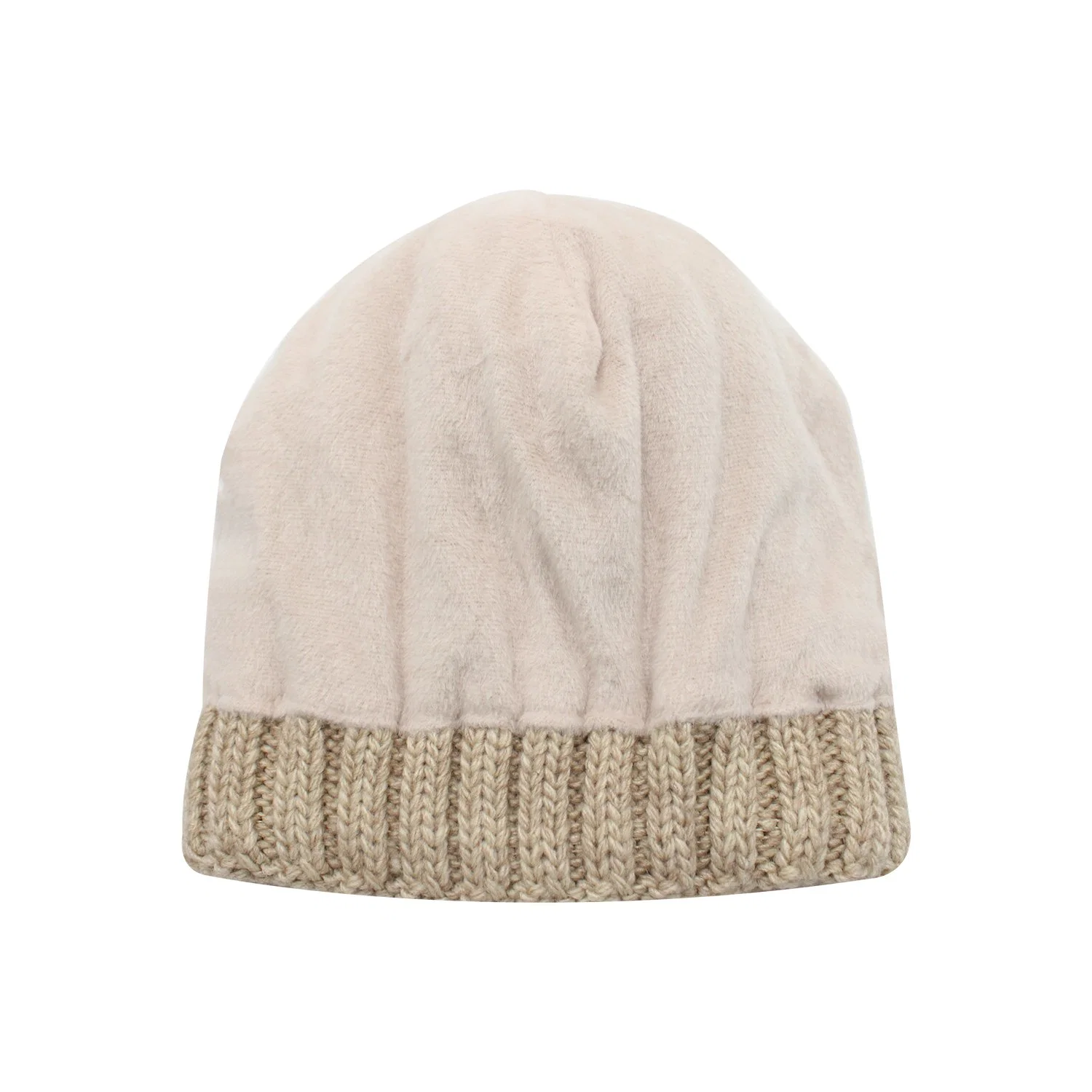 Warm Winter Ski Beanie with Stylish Stripes and POM