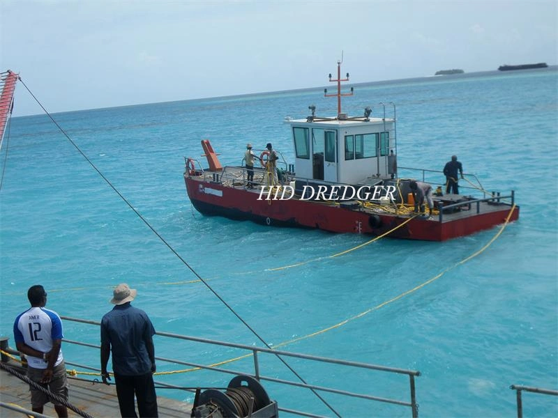 30t Capacity Diesel Engine Work Boat for Assisting Dredgers for Anchoring