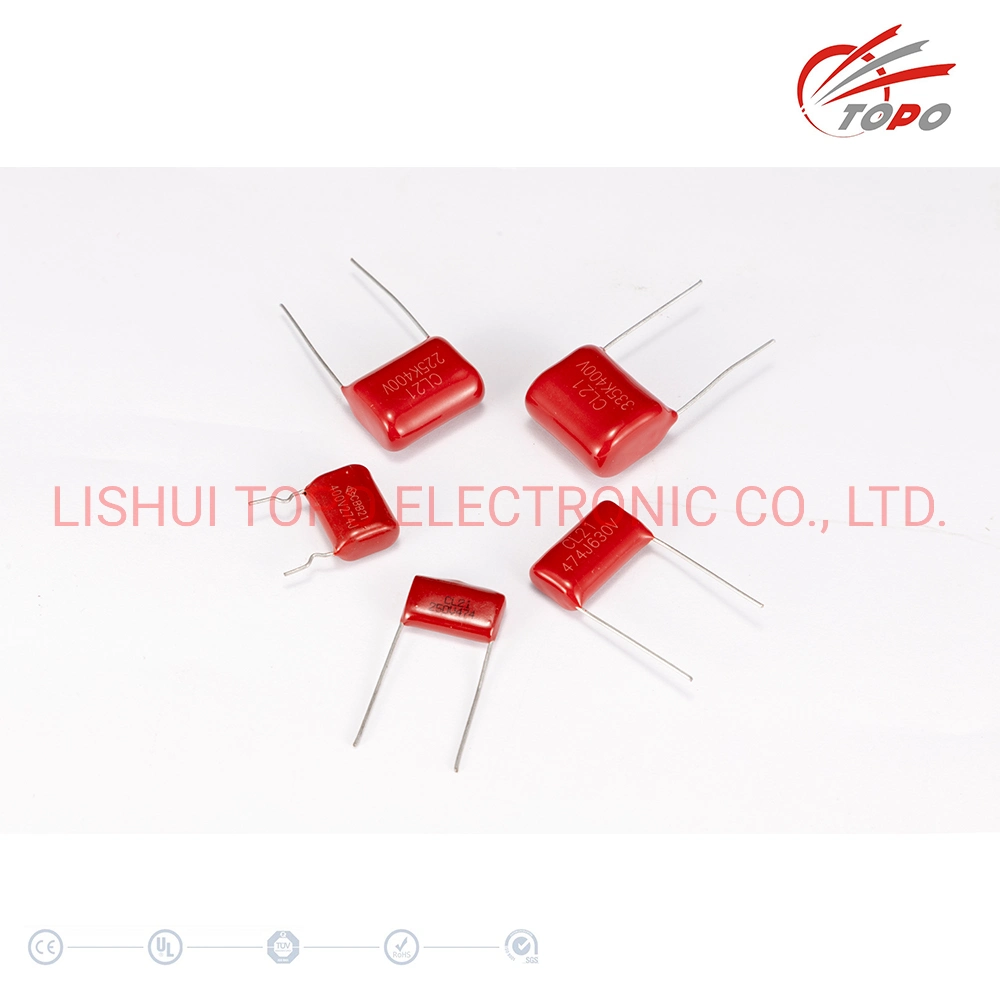 Electronics Electrical Electric Component Polyester Film Capacitor 1UF for Sale