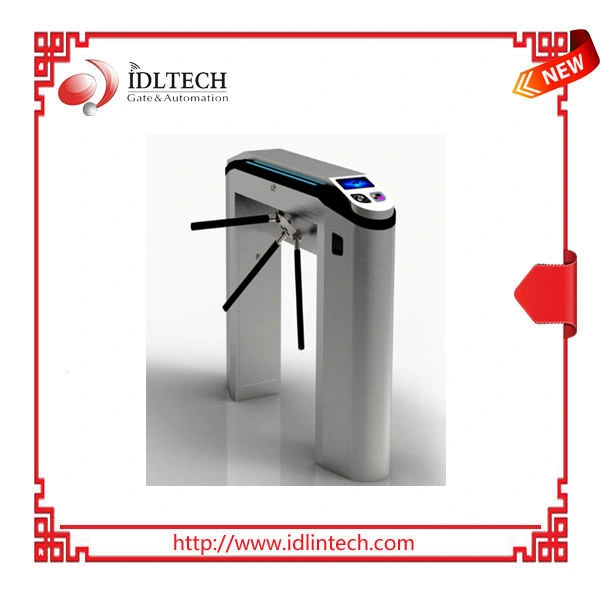 304 Stainless Steel Entrance Flap Barrier Turnstile Gate with Access Control System