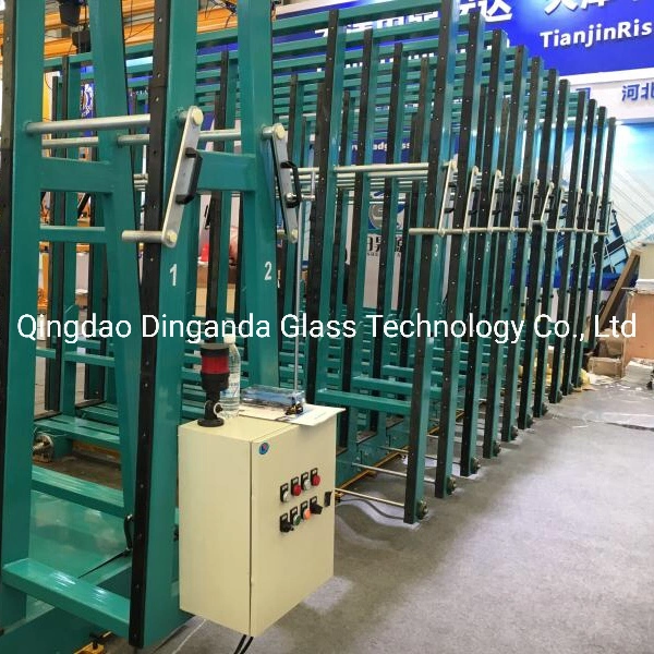 Dinganda Marke Elektro bewegliches Glas Lagersystem für Glasfabrik Mit Fernbedienung für Glasgröße 1830*2440mm