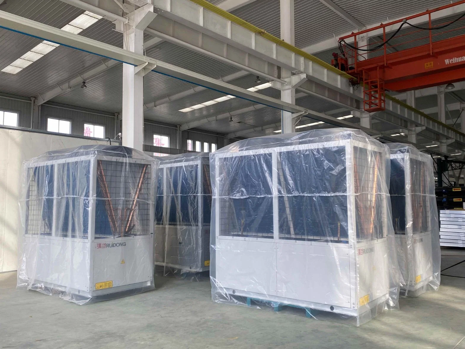 Factory R410A Air Conditioner Units Modular Industrial Scroll Air Cooled Water Chiller