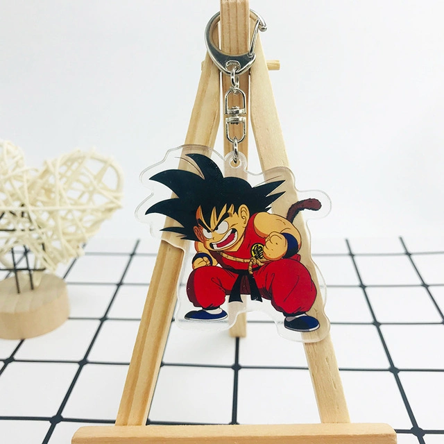 Anime Dragon Ball Peripheral Acrylic Pendant Keychains Dragon Ball Keychain