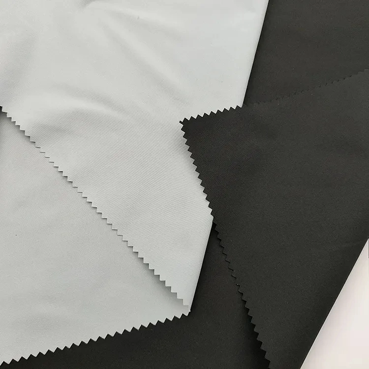 Polyester Rayon Spandex Twill 4 Way Stretch Tr Elastic Fabric for Suit Skirts Shorts Pants Trousers Breeches Uniform Using