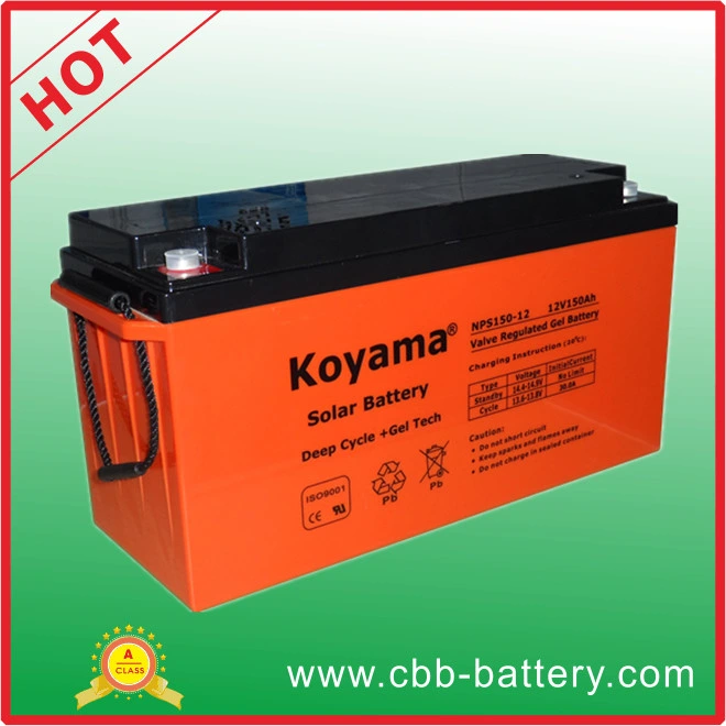 CE Certified Solar Battery Deep Cycle Gel Battery 12V 100ah