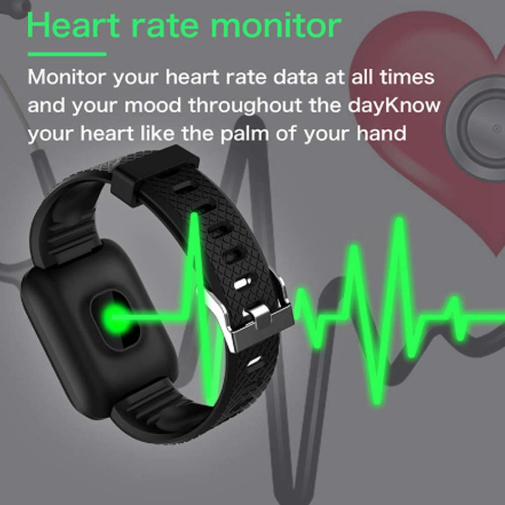 Smart Watch 116 Plus Heart Rate Smart Wristband Sports Watches