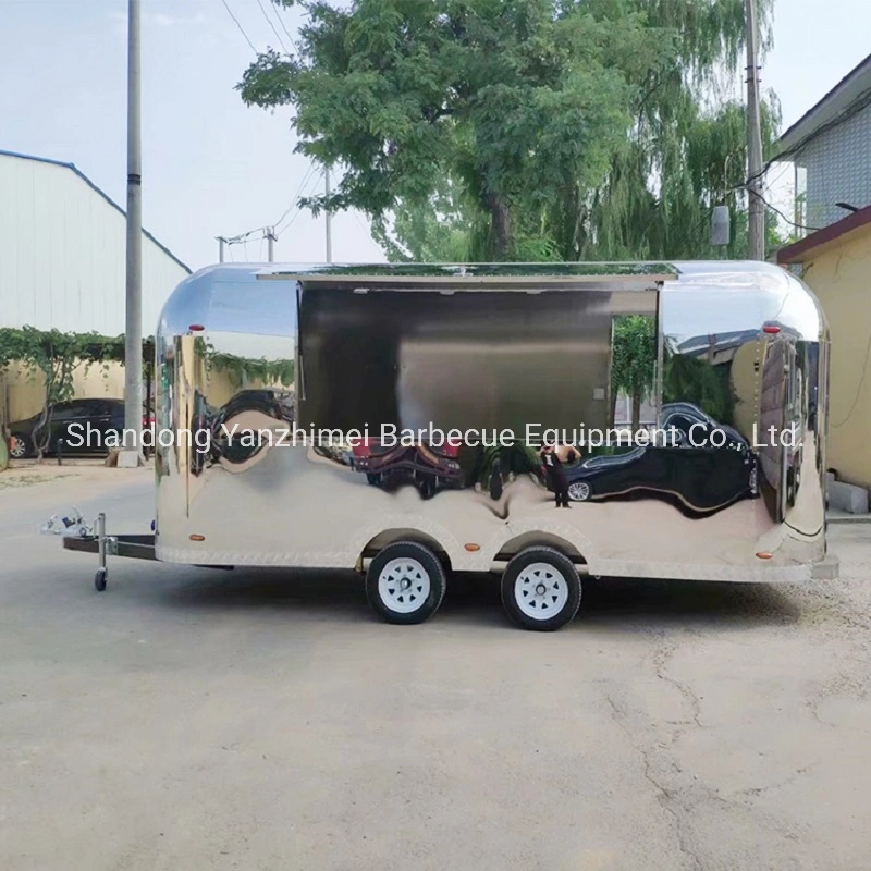 Mobile Ice Cream Fast Food Trailer Airstream Food Truck for Sale