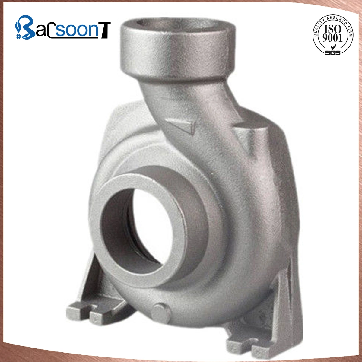 Customized Stainless Steel/Carbon Steel/Steel Lost Wax Casting/Precision Casting Steel Pipe Fitting/Base/Cap/Washer/Bracket/Flange/Coupling with Thread