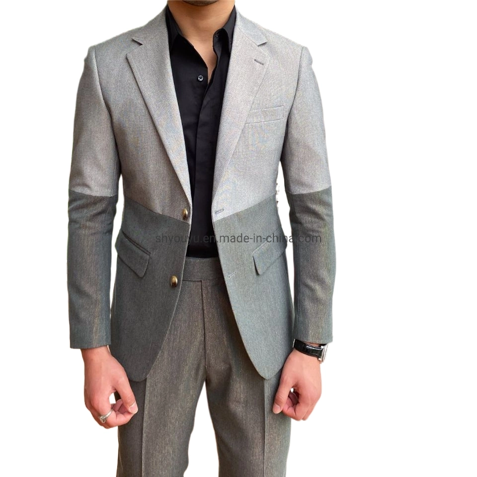 OEM 2-Piece Wool Classic Tuxedo Wedding Suit Business Suits Men Suit