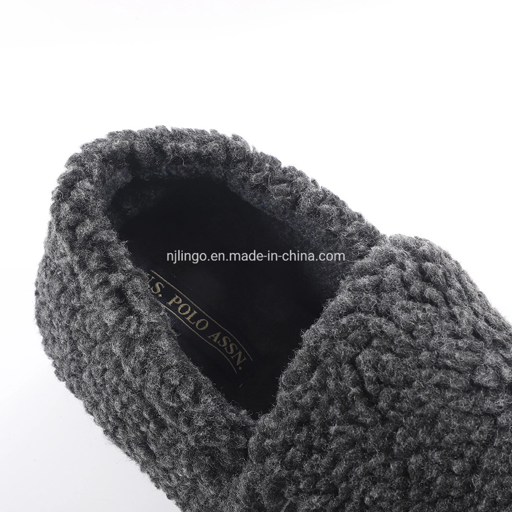 Women Warm and Non-Slip Thickening Leisure Indoor Winter Plush Slide Slippers Home Cozy Shoes