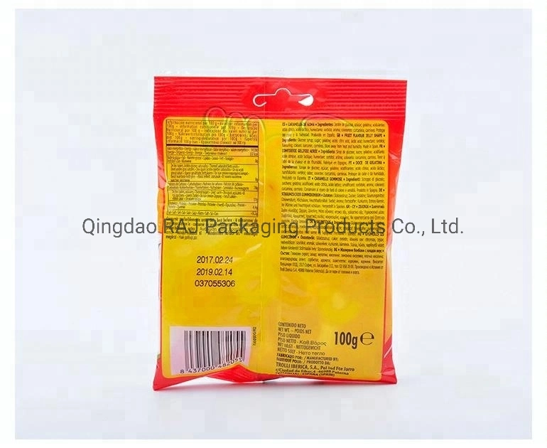 China Custom Printed Snack Food Soft Plastic Pouch Packing