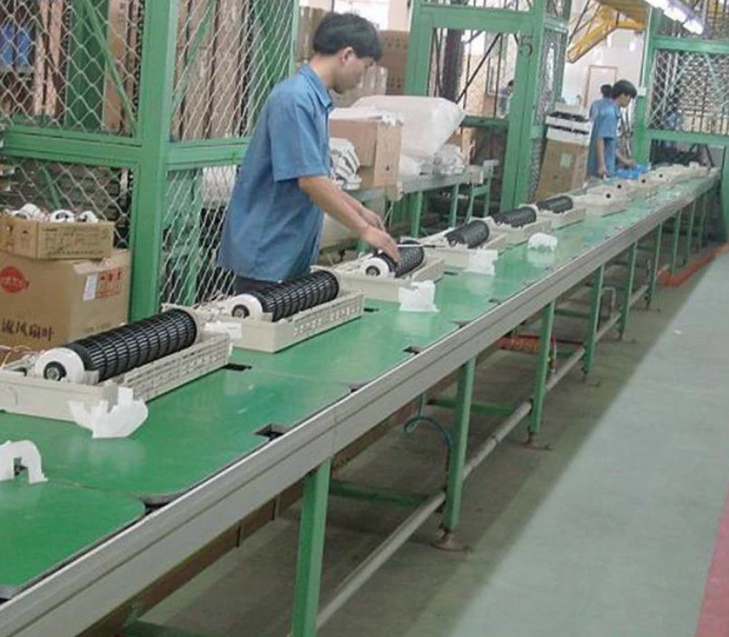 Hot Sale Customized Production Air Conditioner Part Portable Conveyor Plastic Machine Line