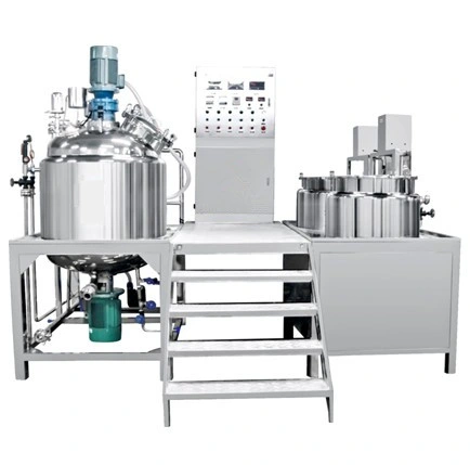 Jf Automatic Ointment Manufacturing Plant Fixed Vacuum Emulsifying Mixer Pharmaceutical Machinery