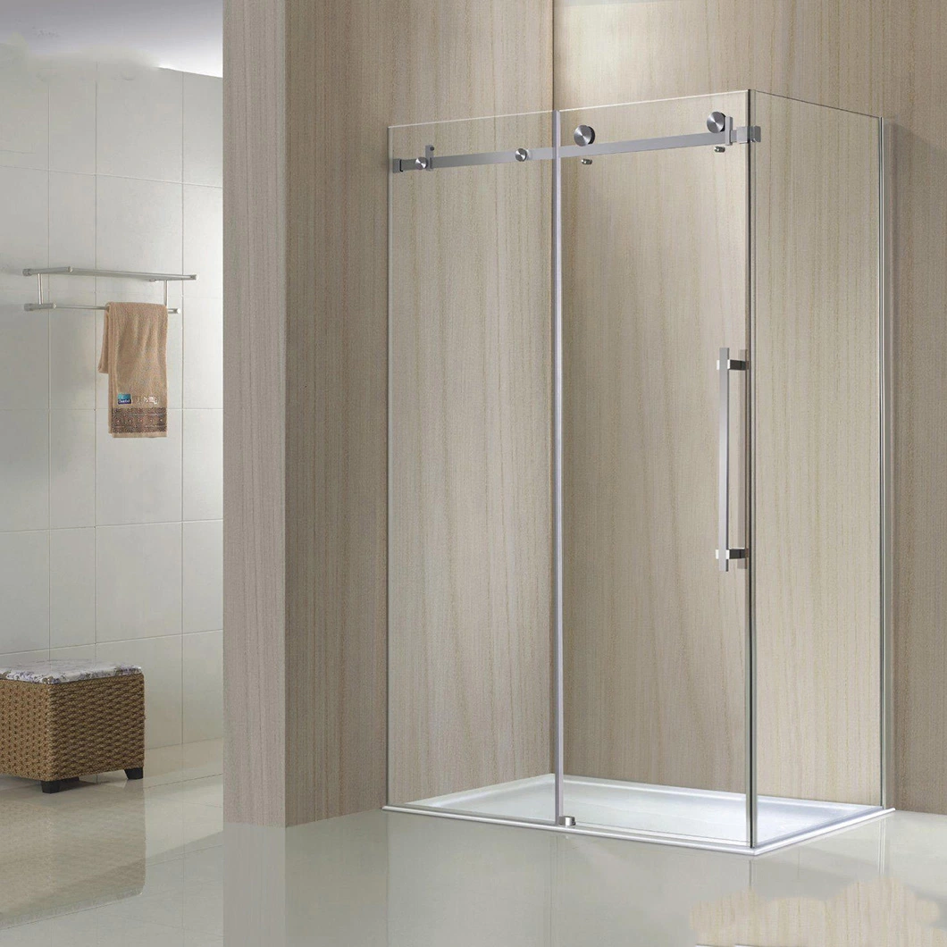 Qian Yan Rincón Ducha Enclosure China Frameless Acero inoxidable con bisagras Cuarto de baño Fabricación cabina de ducha de vapor multifuncional de lujo