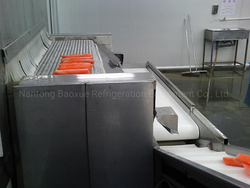 Commercial Large Output Impingement Tunnel Freezer for Shrimp