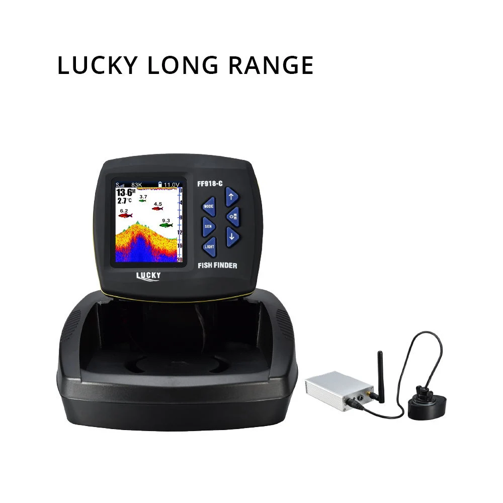 Lucky Wireless Long-Distance Fish Finder for Boat Sea Fishing