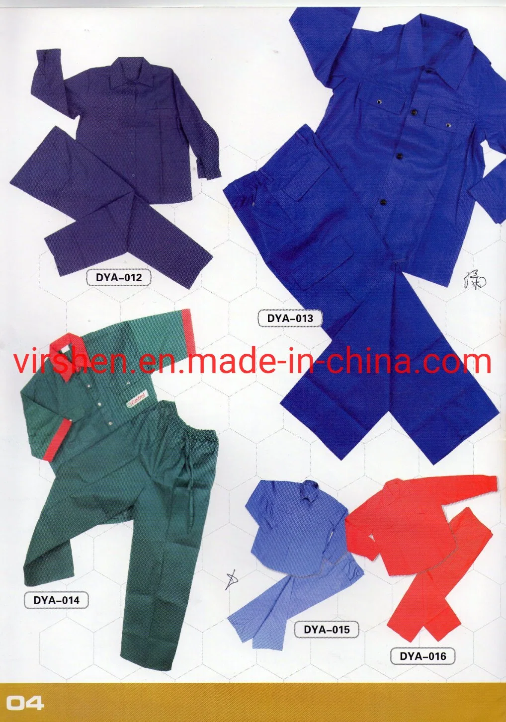 Product Description of Blue Cotton Dubai Man Worker 2 Piece Pant Suit