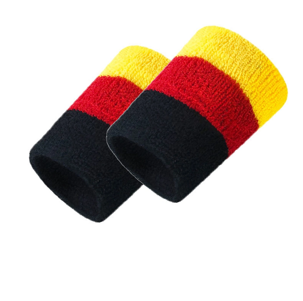 Colorful Sports Wristbands Wrist Sweatbands Custom Logo