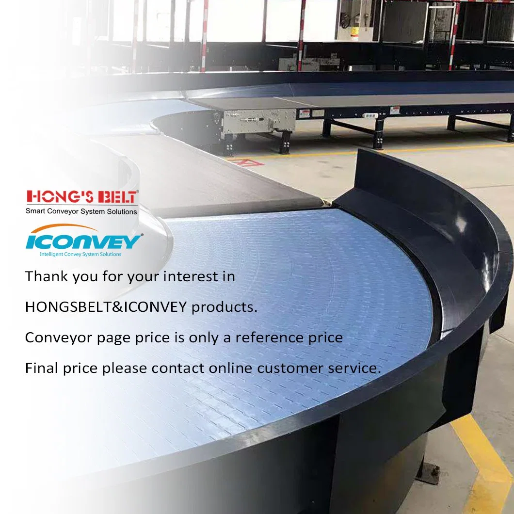 Hongsbelt Modular Plastic Belt Suppliers Conveyor System Manufacturers for Logistics Sorting Industry